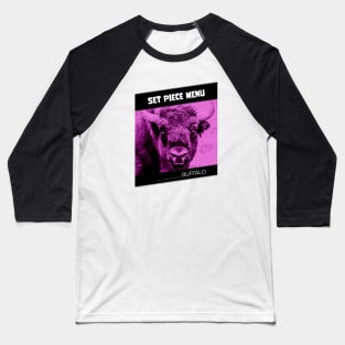 SPM Buffalo Bison Pink Baseball T-Shirt